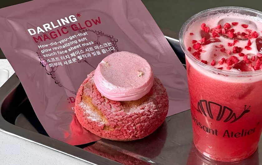 Возьми напиток или десерт — получи маску в Croissant Atelier