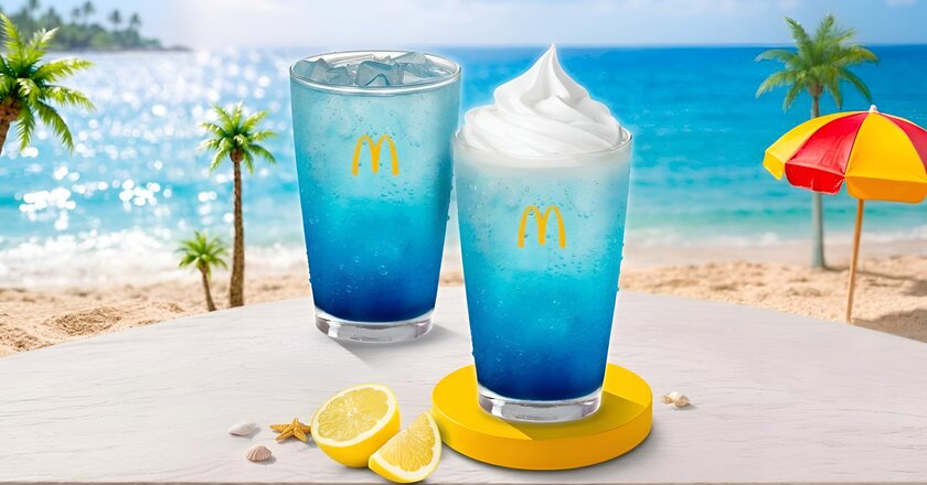 Синяя новинка в McDonalds: пробуем кисло-сладкий лимонад