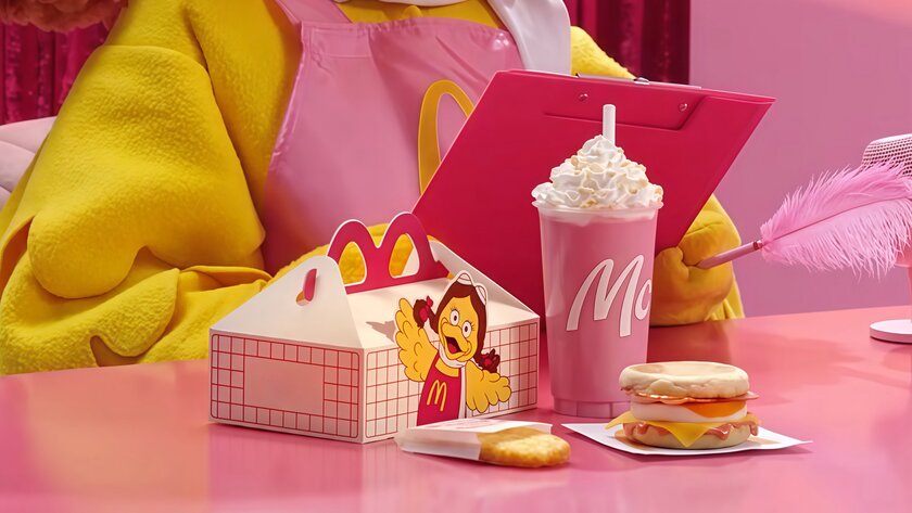 McDonald's порадовал розовыми завтраками