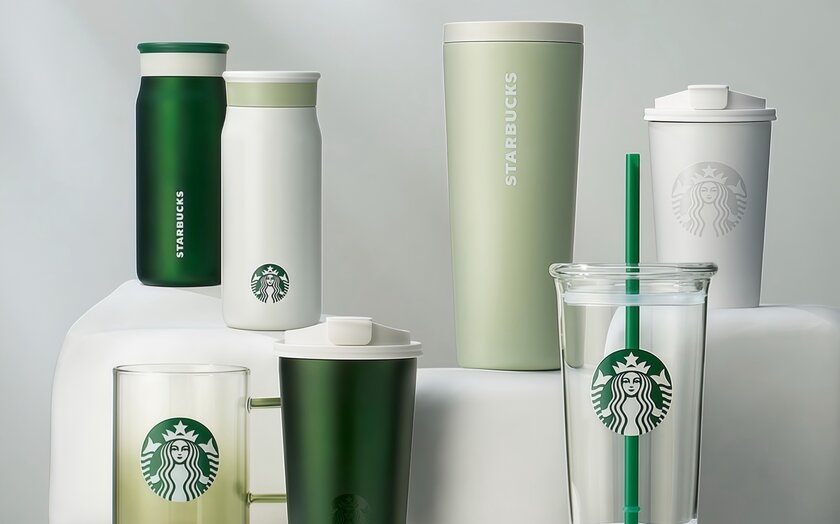 Starbucks переосмыслил дизайн фирменных стаканов в новой коллекции