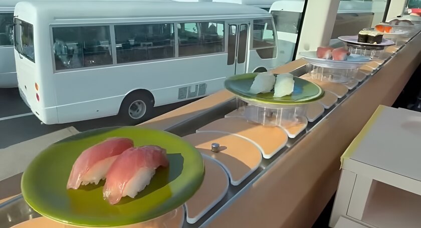 Хочешь поесть суши и осмотреть Токио? Запрыгивай в Sushi Bus