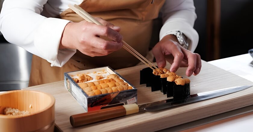 Пробуем сет из 15 блюд в японском ресторане Motto Azabu