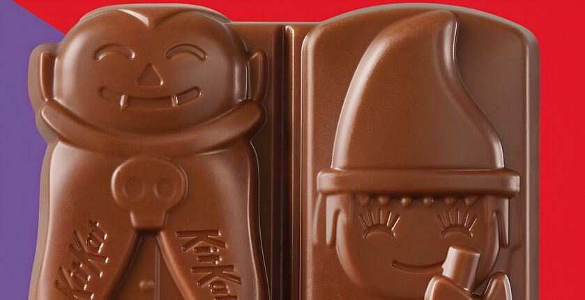 Сладкий ужас: пробуем батончик KitKat с вампиром и ведьмой