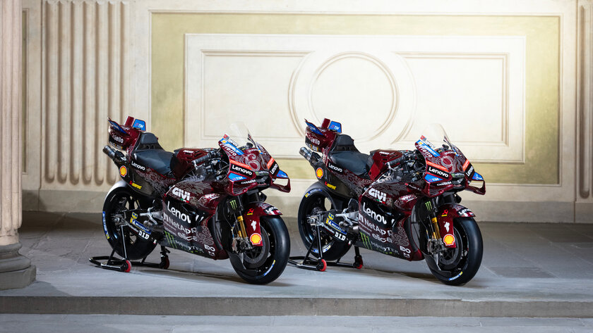 Ducati представила эксклюзивную версию Desmosedici GP в духе Ренессанса