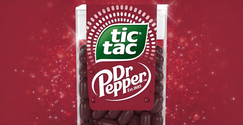 Dr. Pepper в кармане: пробуем новый вкус драже TicTac