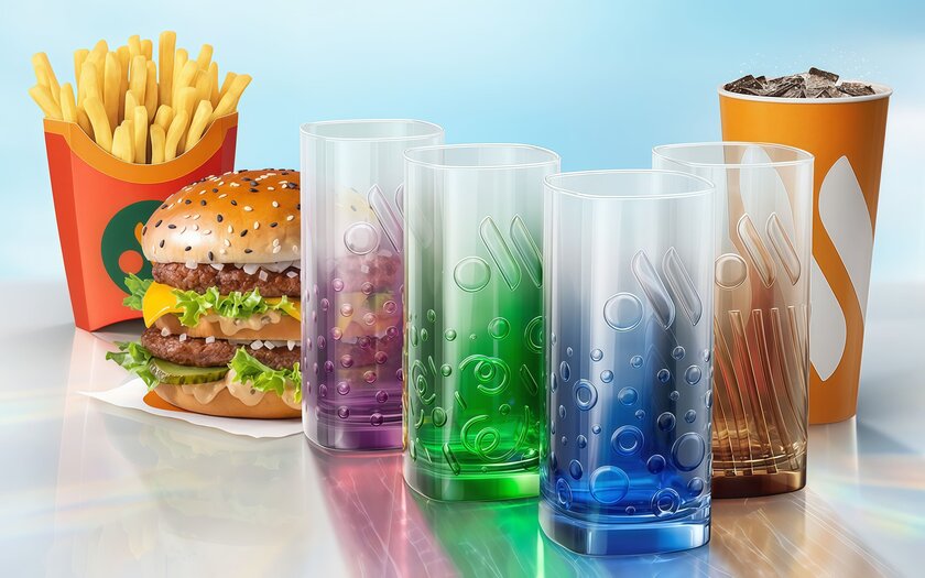 Во «Вкусно — и точка» начались продажи лимитированной коллекции стаканов