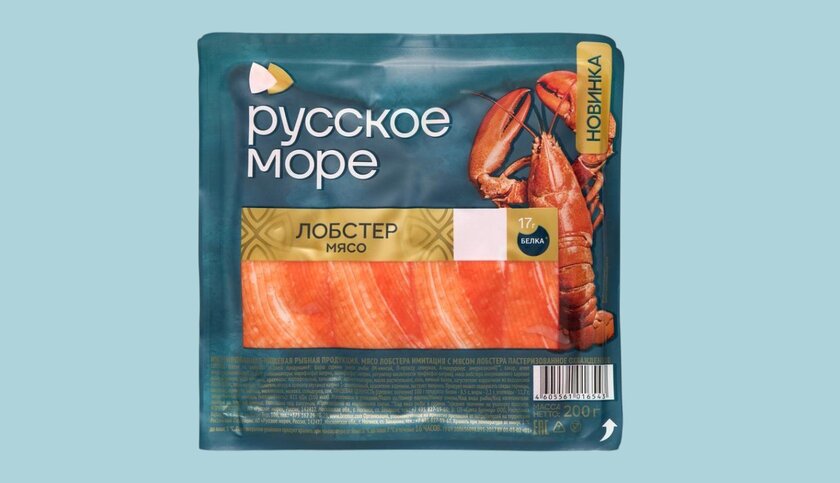 «Русское море» заменило крабовые палочки на мясо лобстера