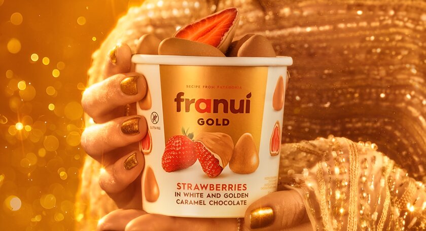 Ощути вкус роскоши с золотой клубникой в шоколаде от Franui