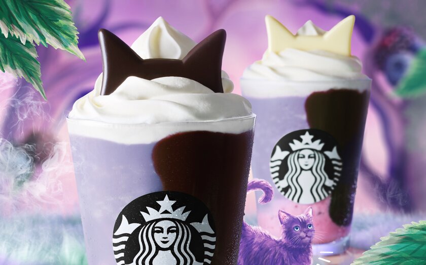 Фраппучино с ушками появился в Starbucks