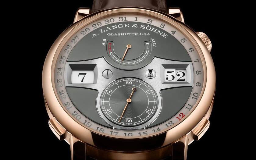 Часы Zeitwerk Date от A. Lange & Söhne получили версию из розового золота