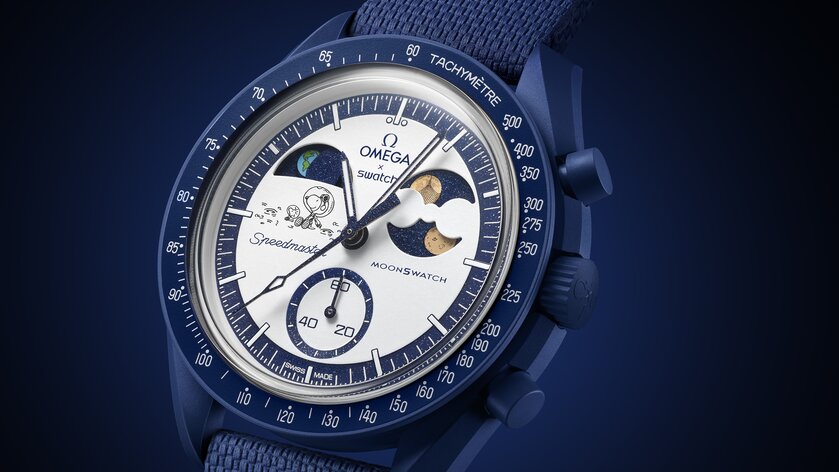OMEGA и Swatch анонсировали лимитированную серию часов Mission to Earthphase MoonSwatch