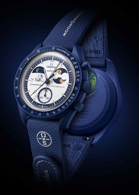 OMEGA и Swatch анонсировали лимитированную серию часов Mission to Earthphase MoonSwatch