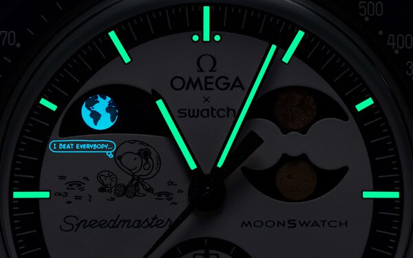 OMEGA и Swatch анонсировали лимитированную серию часов Mission to Earthphase MoonSwatch